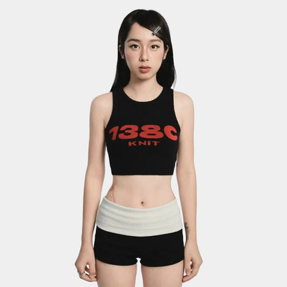 138Cknit Love Knit Croptop