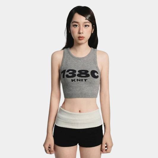 138Cknit True Love Knit Croptop