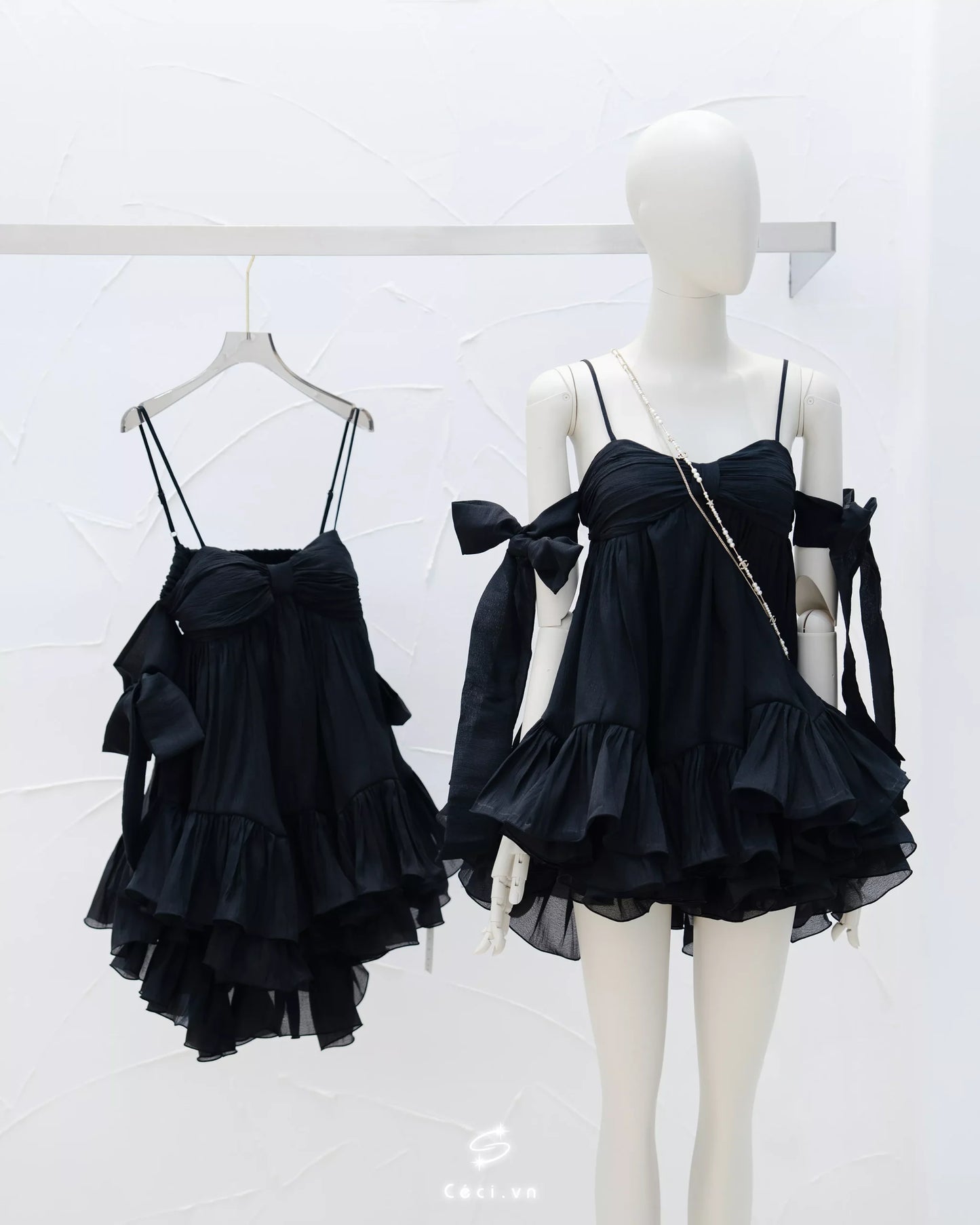 Ceci Phoebe Dress - Midnight Poise