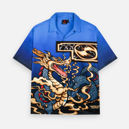 Now Saigon Dragon Printed Shirt