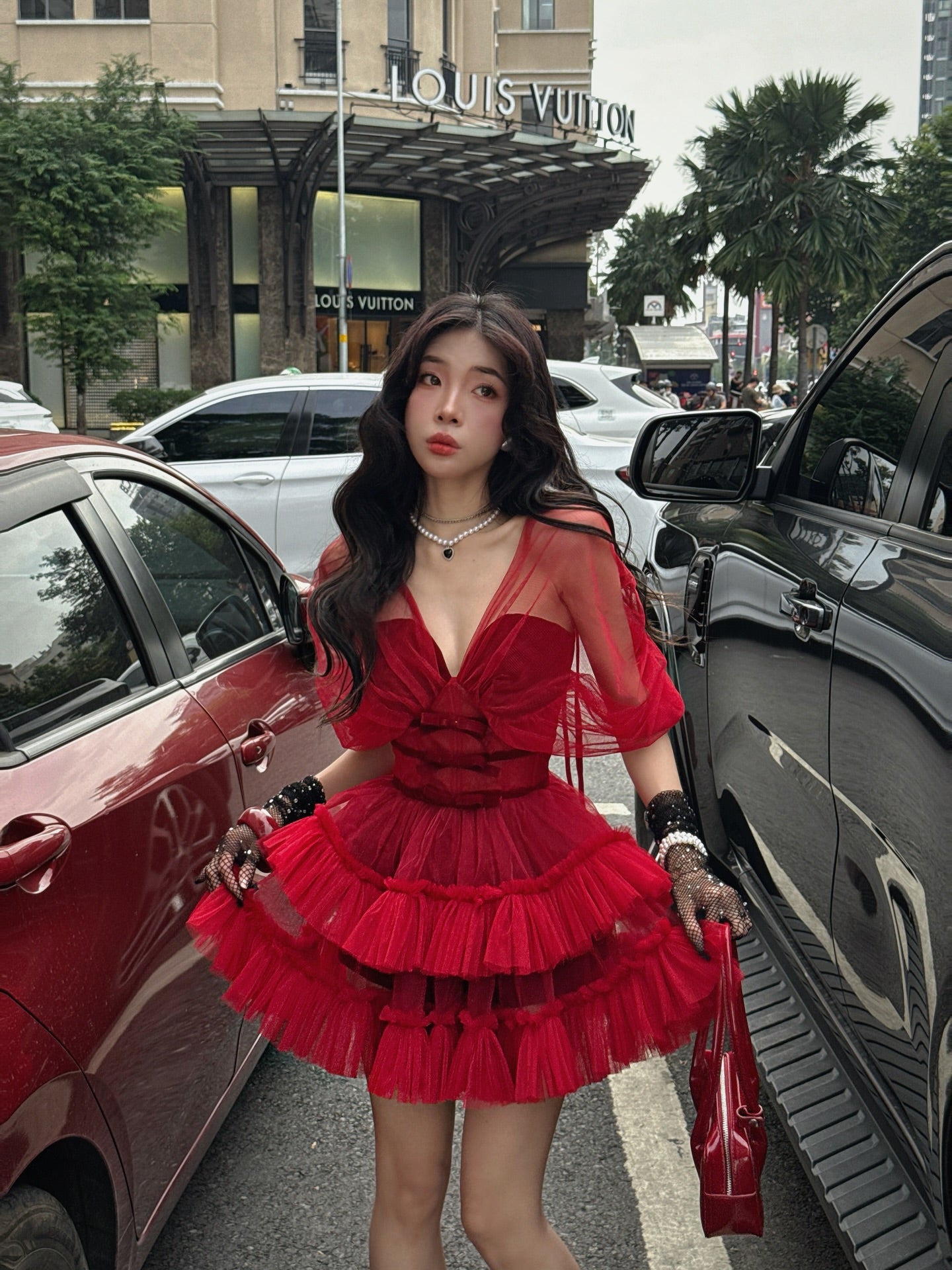 Kathy Atelier Nabi Red Dress