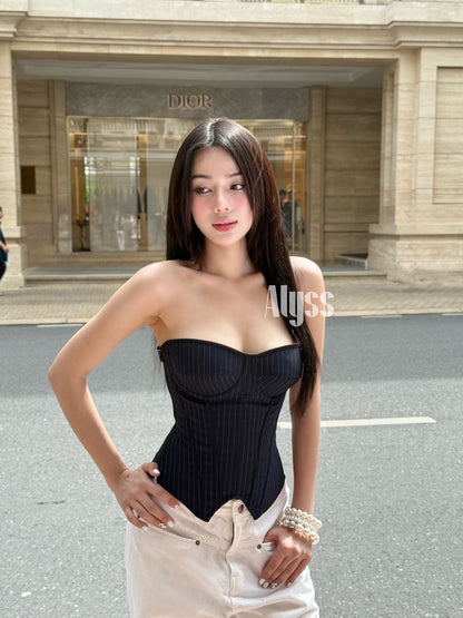Alyss Navy Corset