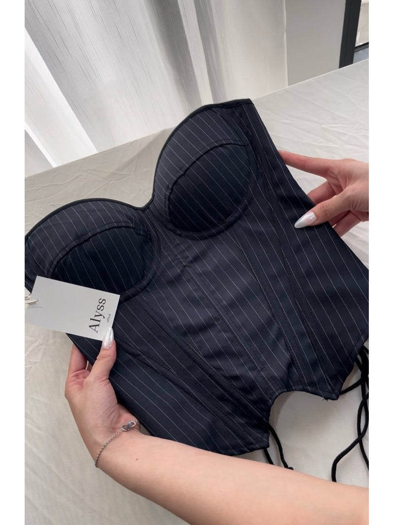 Alyss Navy Corset
