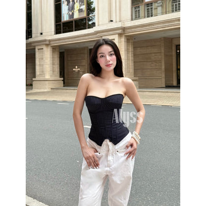 Alyss Navy Corset (Ready to ship)