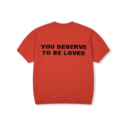 138Cknit Passionate Love Knit T-Shirt