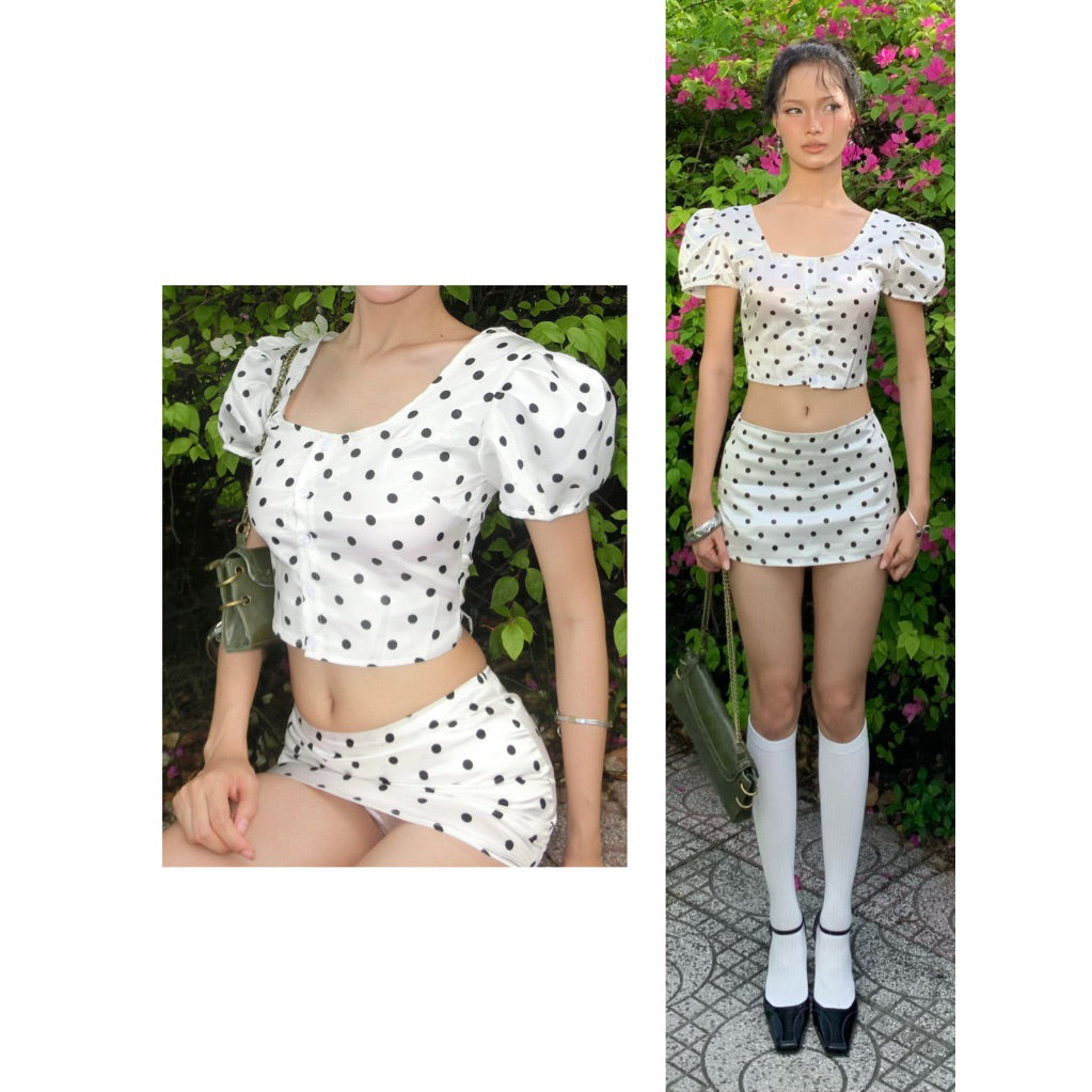 Madebykinh Polka Dot Skirt