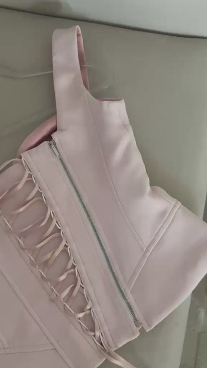 Em Clothing Pink Corset