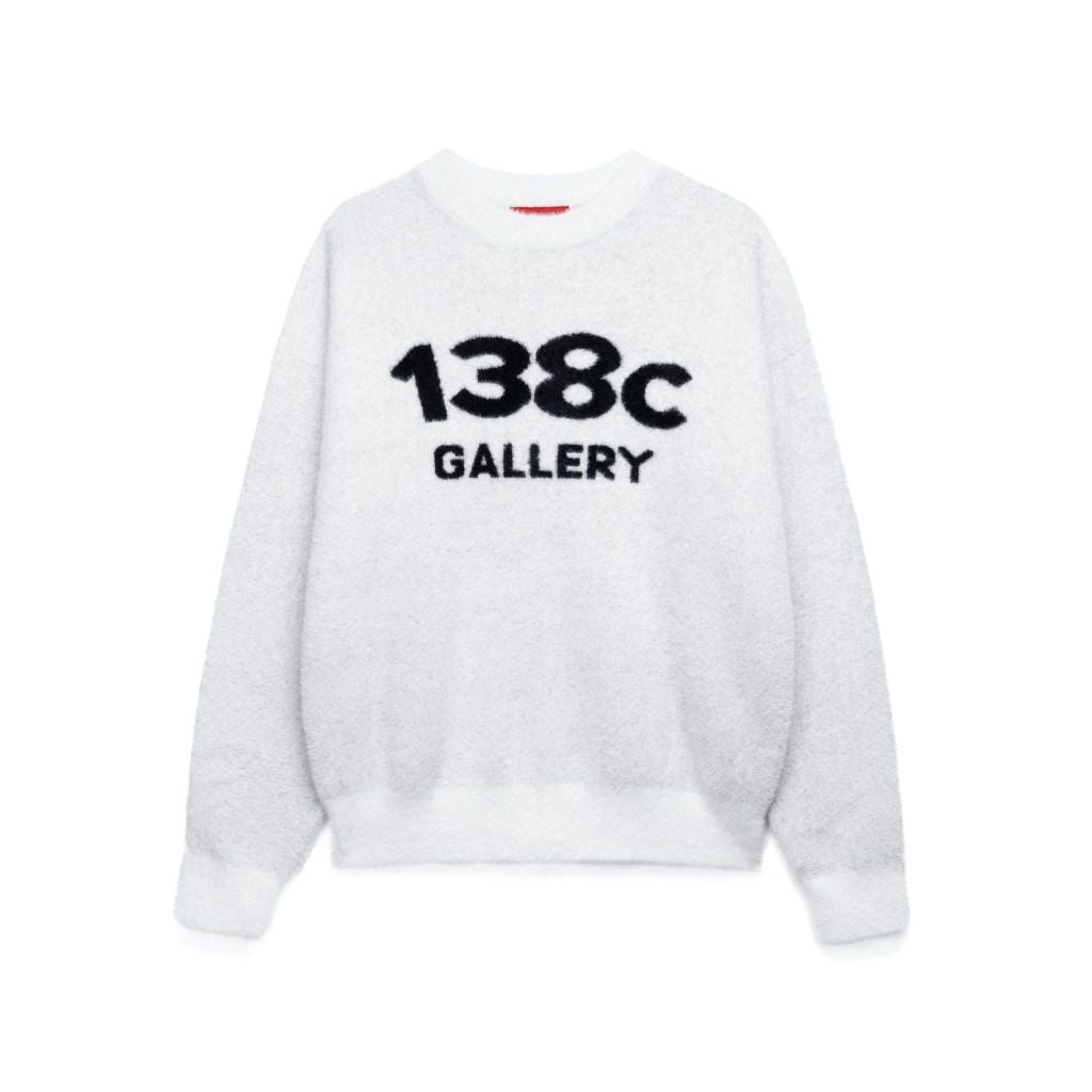 138Cknit Pure Love Knit Fuzzy Sweater