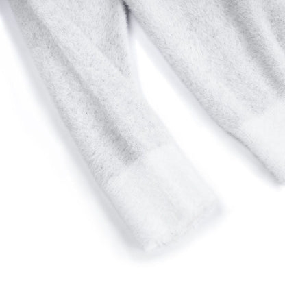 138Cknit Pure Love Knit Fuzzy Sweater