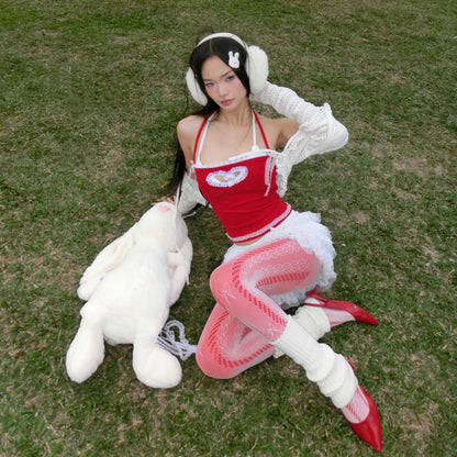 Madebykinh Red Rabbit Top