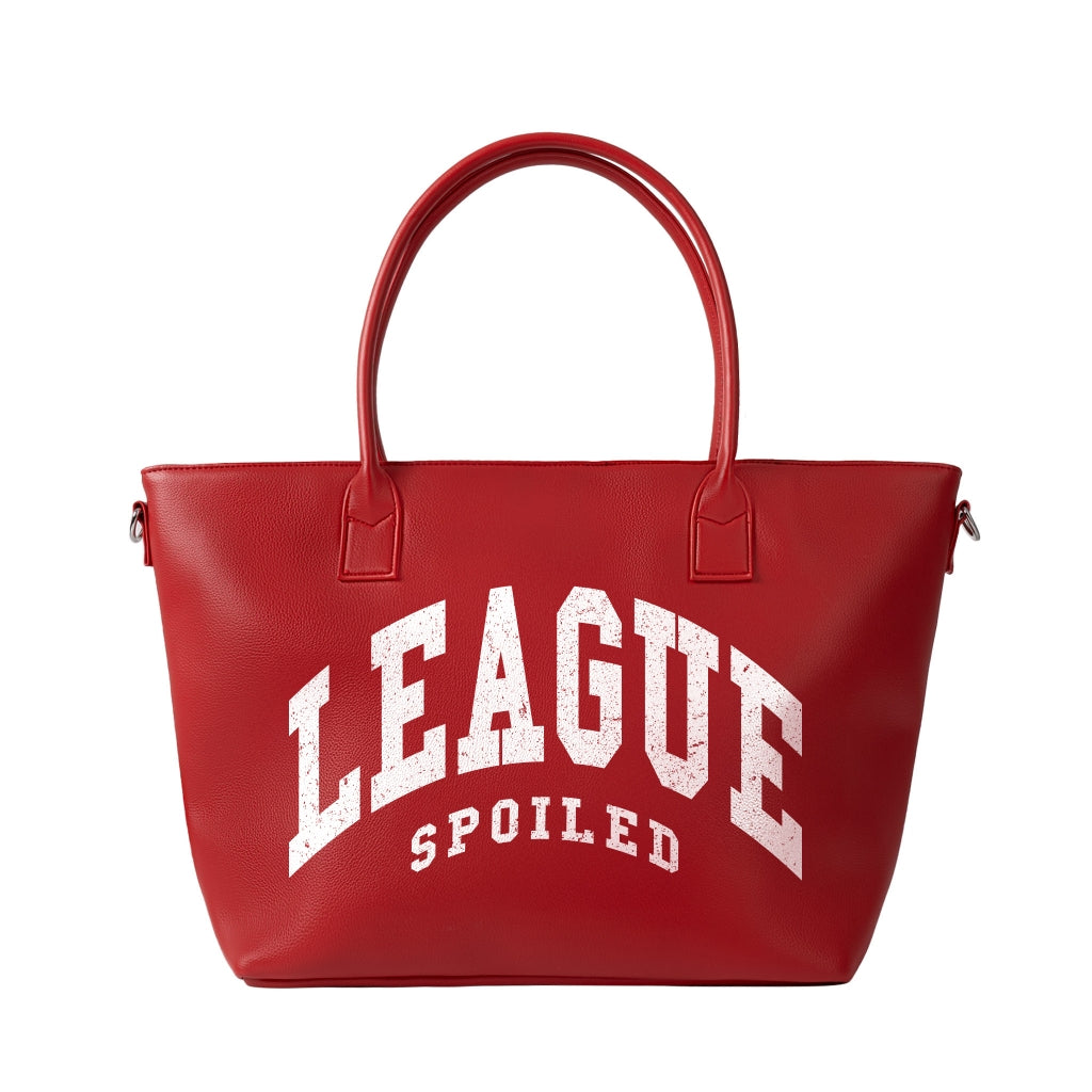Spoiled League Large Spoiled Tote Bag - Red
