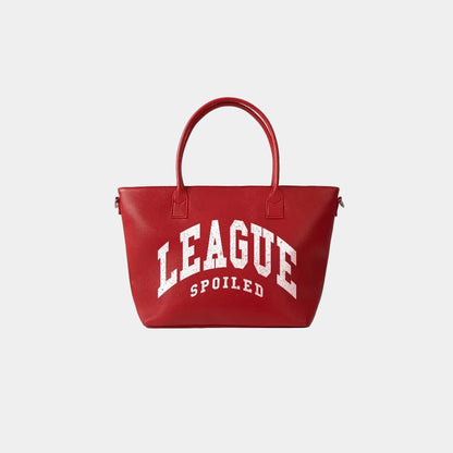 Spoiled League Large Spoiled Tote Bag - Red