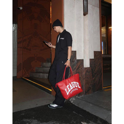 Spoiled League Large Spoiled Tote Bag - Red
