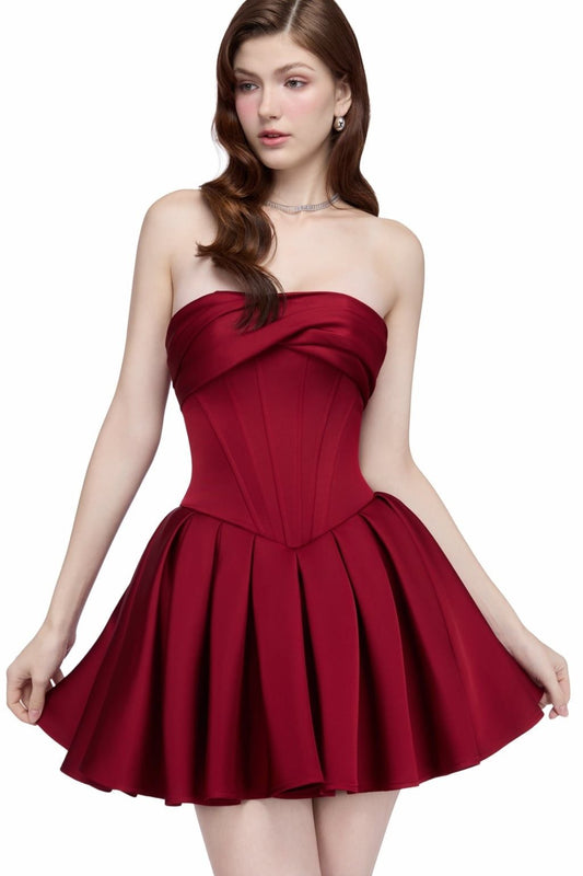 Jubin Elfie Dress - Red