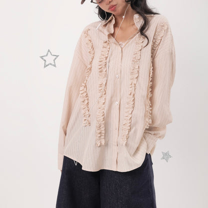 Nakedbyv Ruffle Shirt (Pre-order)