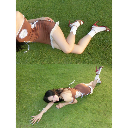 Madebykinh Brown Bonnie Dress