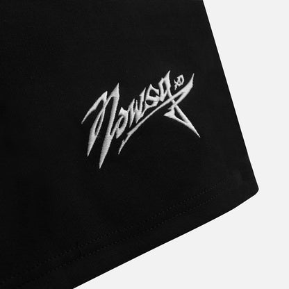 Now Saigon Needs Of Wisdom Embroidered Nowsg Sweatshorts