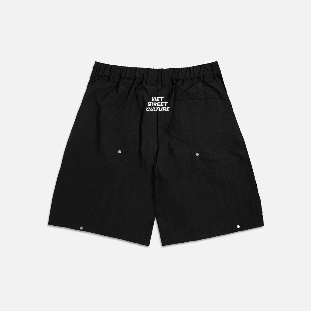 Now Saigon Button Nylon Shorts