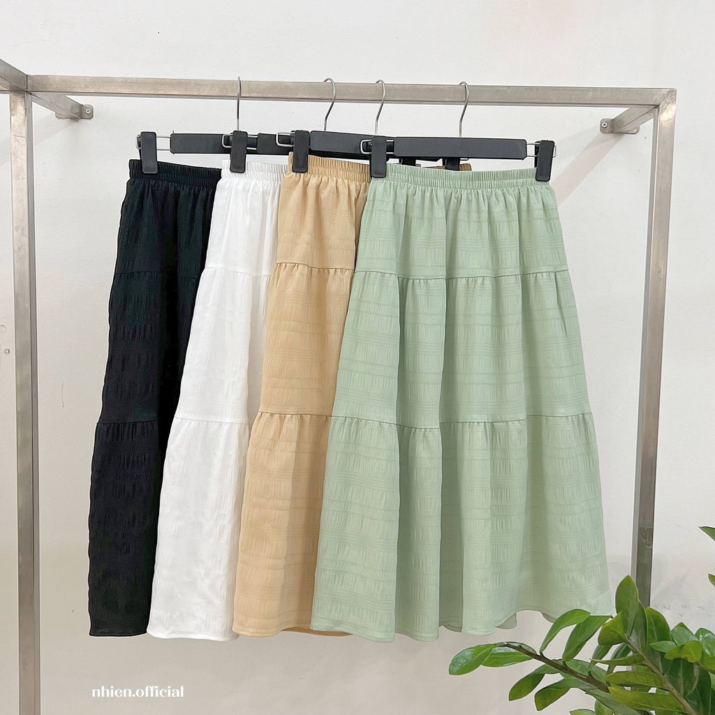 Nhien Vintage Tiered Skirt Bv27 (Pre-order)