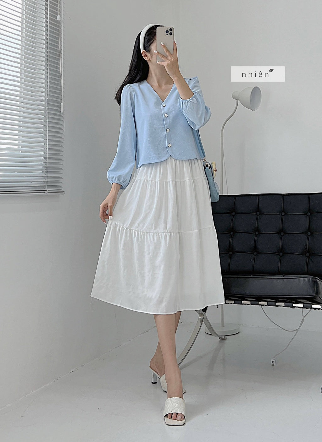 Nhien Vintage Tiered Skirt Bv27 (Pre-order)