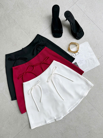 Mieufashionista Slay A Line Mini Skirt