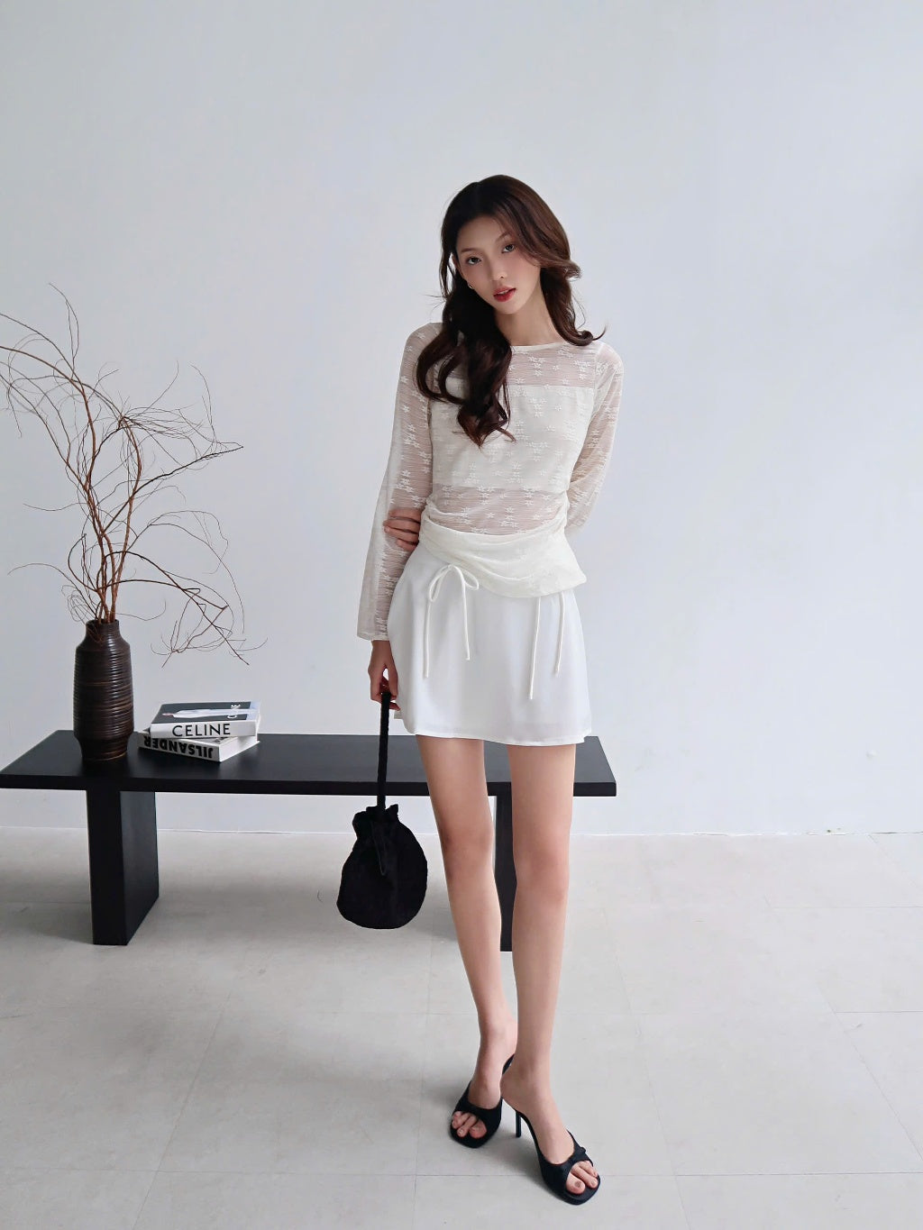 Mieufashionista Slay A Line Mini Skirt
