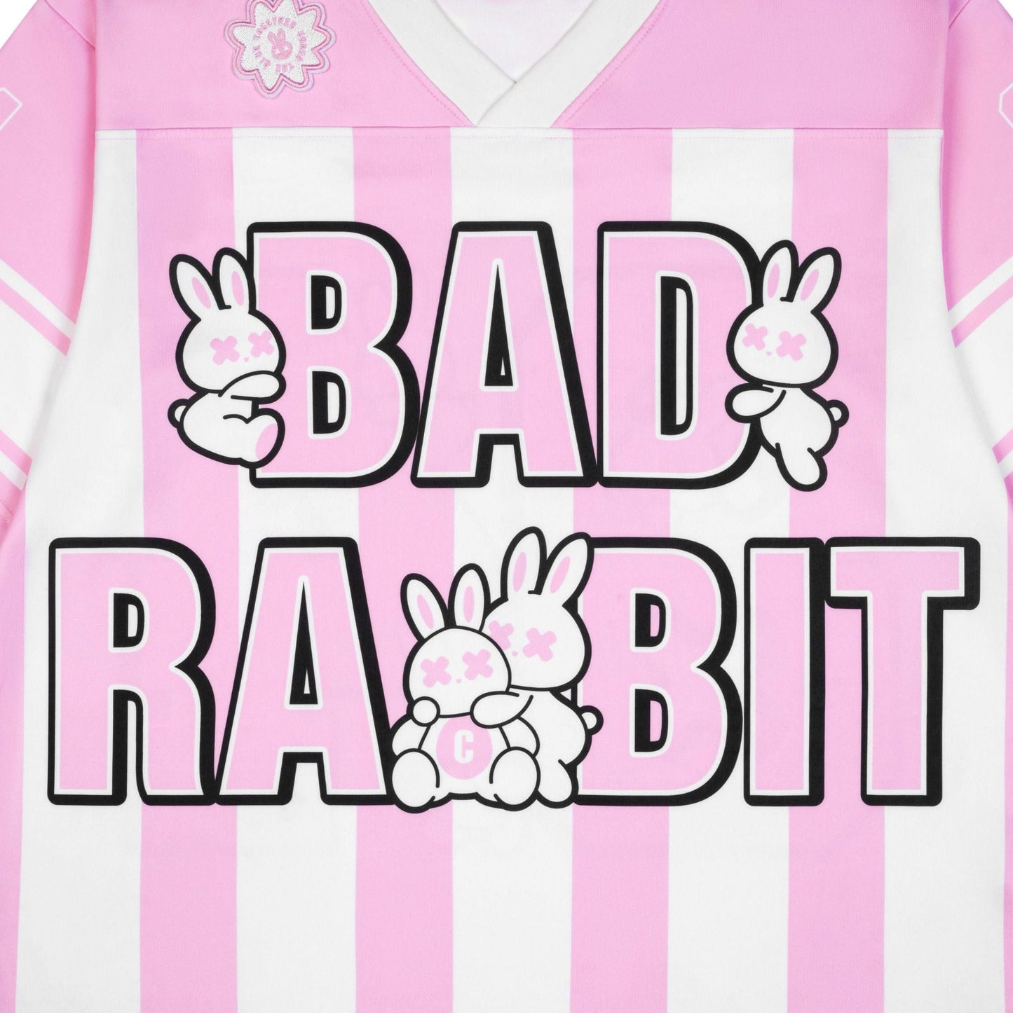 Bad Rabbit Club Baby Pink Jersey Tee