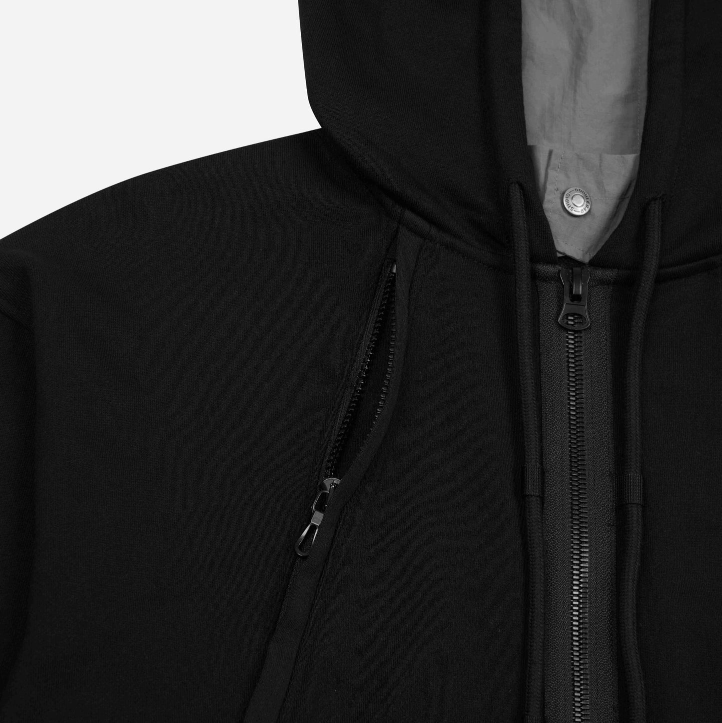 Bad Habits Non Standard Layer Zip Hoodie