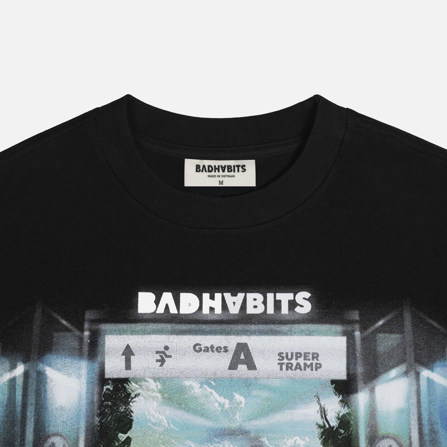 Bad Habits S-Wild Station Tee - Black