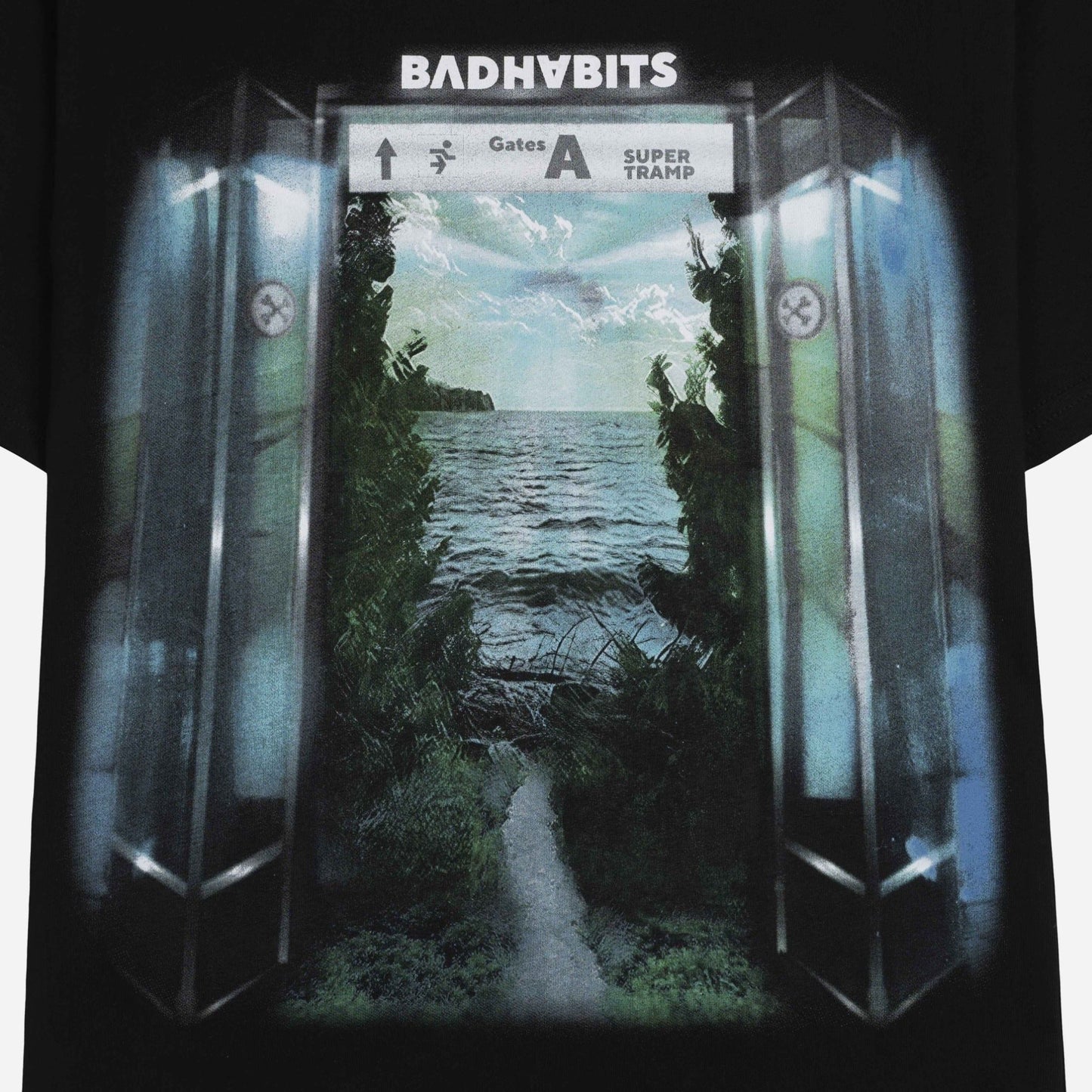 Bad Habits S-Wild Station Tee - Black