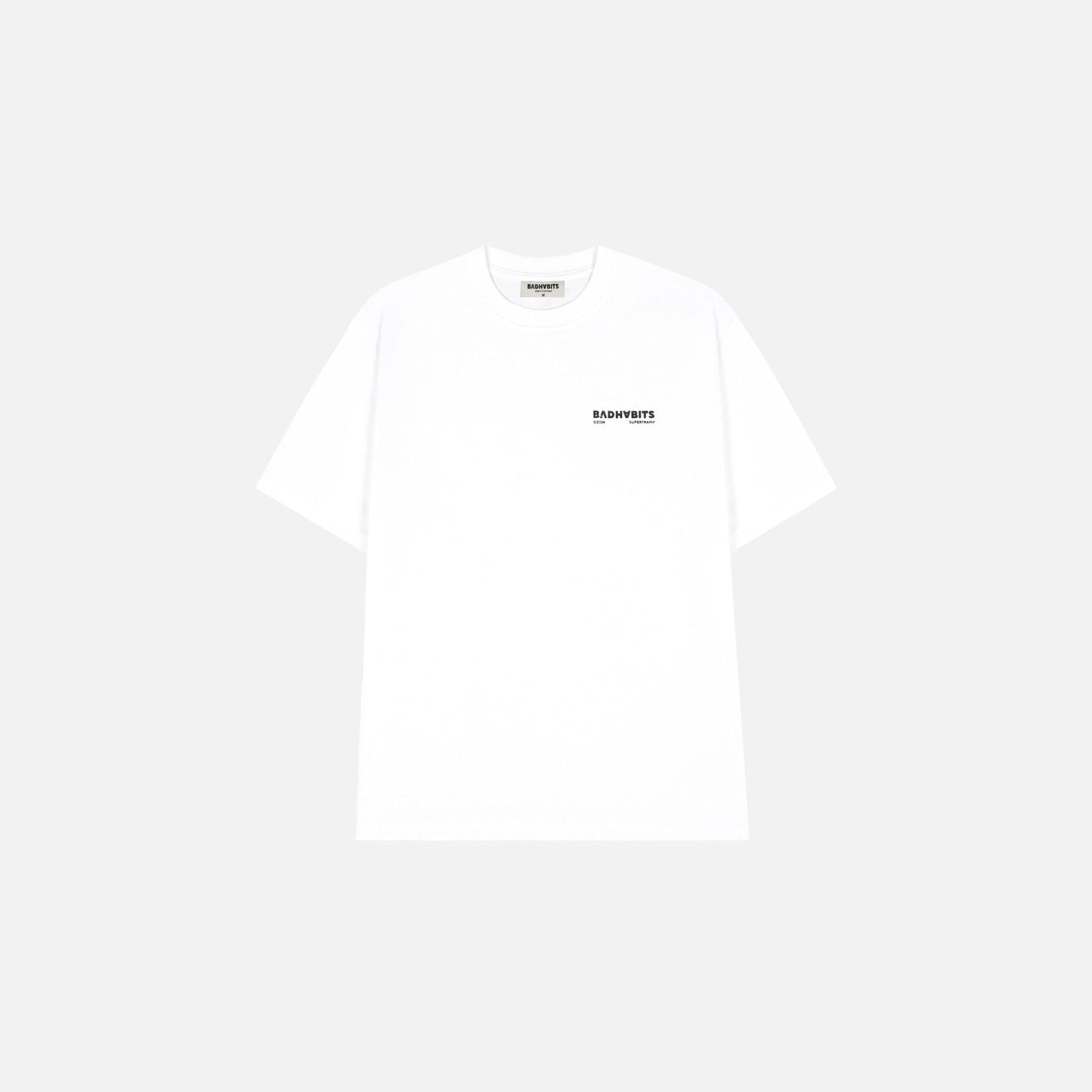Bad Habits S-Urbanwanderers Tee - White