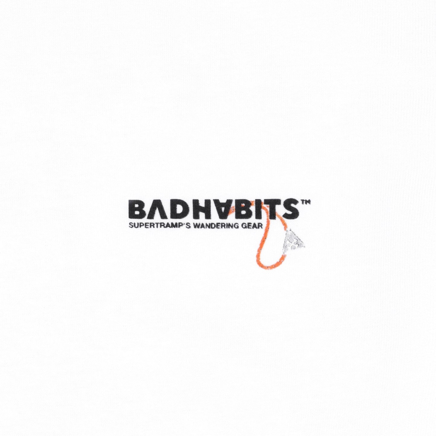 Bad Habits S-Wanderlust Gear Tee - White