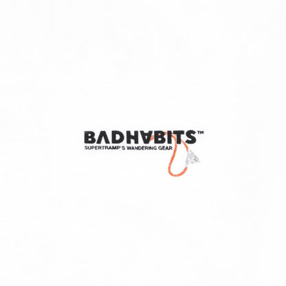 Bad Habits S-Wanderlust Gear Tee - White