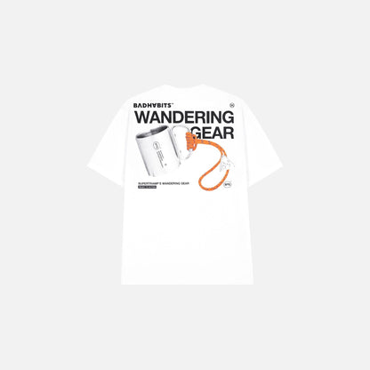 Bad Habits S-Wanderlust Gear Tee - White