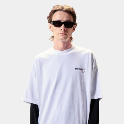 Bad Habits S-Wanderlust Gear Tee - White