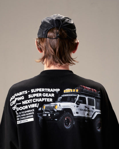 Bad Habits S-Jeep Camp Tee