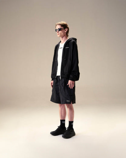 Bad Habits S-On The Go Zip Hoodie - Black