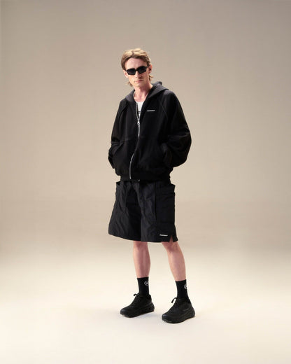 Bad Habits S-On The Go Zip Hoodie - Black