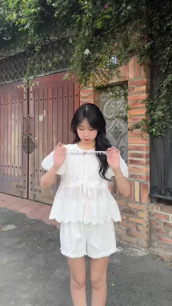 Nhien Vintage Fleur Top (Pre-order)