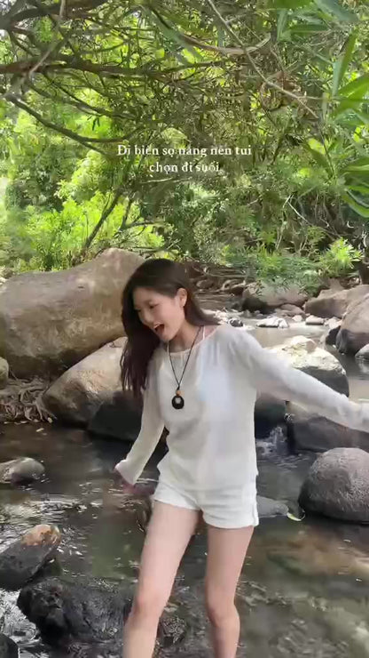 Nhien Vintage Nori Shorts (Pre-order)