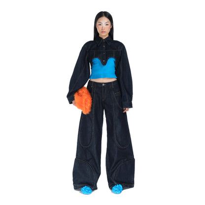 Heartburn.co Duo Shroom Cap Jeans