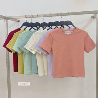 Nhien Vintage Ribbed Tee At97 (Pre-order)