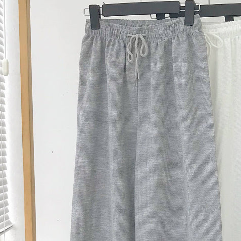 Nhien Vintage Elastic Waist Pants Bq74 (Pre-order)