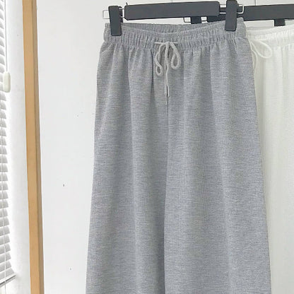 Nhien Vintage Elastic Waist Pants Bq74 (Pre-order)