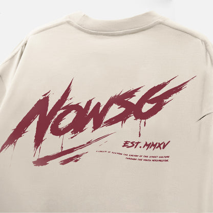 Now Saigon Needs Of Wisdom Signature Tee - Cream