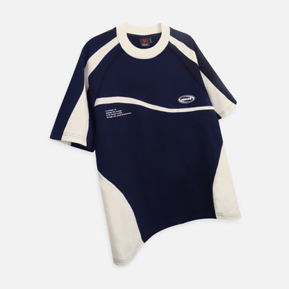 Now Saigon Needs Of Wisdom Mixed Boxy Raglan Tee