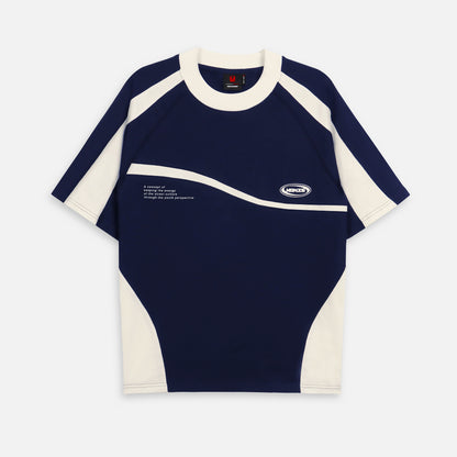 Now Saigon Needs Of Wisdom Mixed Boxy Raglan Tee