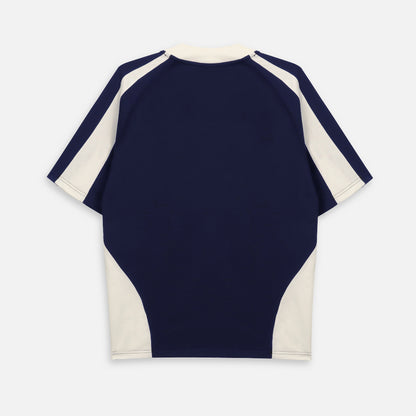 Now Saigon Needs Of Wisdom Mixed Boxy Raglan Tee