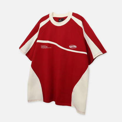 Now Saigon Needs Of Wisdom Mixed Boxy Raglan Tee