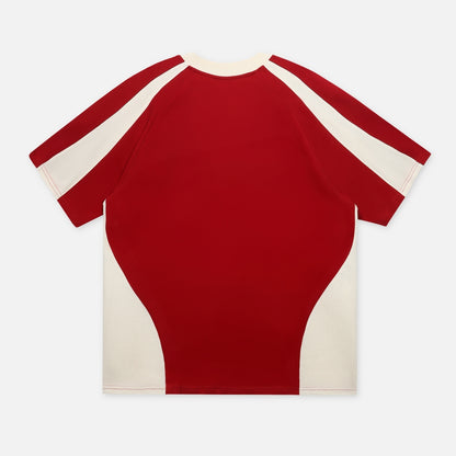 Now Saigon Needs Of Wisdom Mixed Boxy Raglan Tee